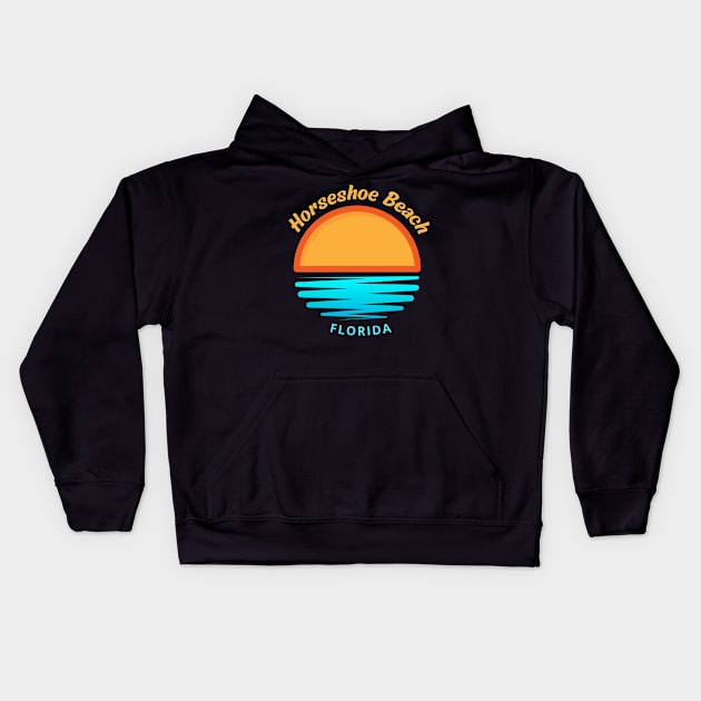 Horseshoe Beach Florida Kids Hoodie by MtWoodson